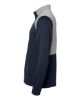 Picture of A532 - Men's Textured Mixed Media Quarter-Zip Pullover