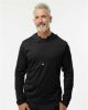 Picture of A596 - Men's Lightweight Quarter-Zip Hooded Pullover