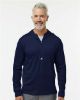 Picture of A596 - Men's Lightweight Quarter-Zip Hooded Pullover