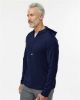 Picture of A596 - Men's Lightweight Quarter-Zip Hooded Pullover