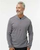 Picture of A596 - Men's Lightweight Quarter-Zip Hooded Pullover