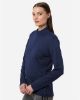 Picture of A709 - Women's Textured Stripe Quarter-Zip Pullover