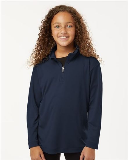 Picture of 41870Y - Youth Pro-Lock Performance Quarter-Zip Pullover
