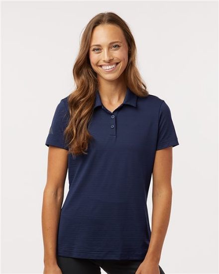 Picture of A707 - Women's Textured Stripe Polo