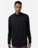 Picture of A708 - Men's Textured Stripe Quarter-Zip Pullover