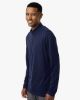 Picture of A708 - Men's Textured Stripe Quarter-Zip Pullover