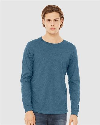 Picture of 3501CVC - Heather CVC Long Sleeve Tee