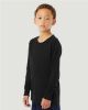 Picture of 3501YCVC - Youth Heather CVC Long Sleeve Tee