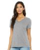 Picture of 6405CVC - Women's Relaxed Heather CVC V-Neck Tee