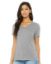 Picture of 6405CVC - Women's Relaxed Heather CVC V-Neck Tee