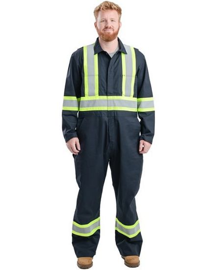 Picture of HVC252 - Safety Striped Gasket Unlined Coverall