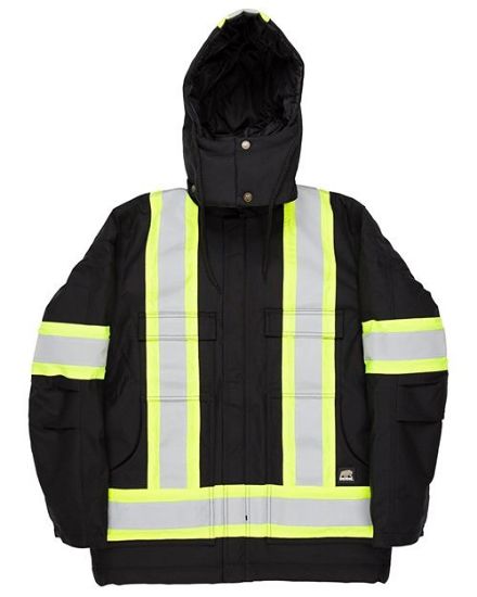 Picture of HVNCH3T - Tall Safety Striped Arctic Insulated Chore Coat