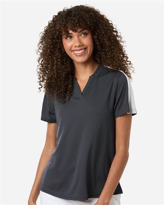 Picture of CE108CW - Women's Nova Colorblock Performance Pique Polo
