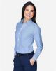 Picture of D645W - Women's Crown Collection® Banker Stripe Woven Dress Shirt