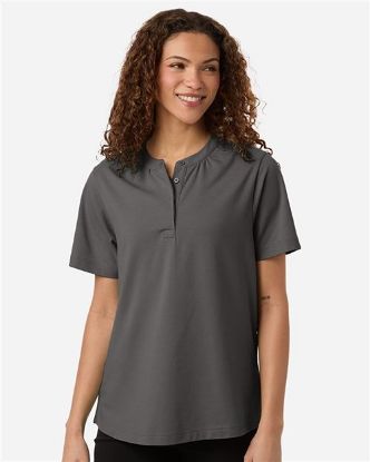 Picture of DG102W - Women's Seaton Pebble Textured Polo