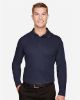 Picture of DG20L - Men's CrownLux Performance® Plaited Long Sleeve Polo