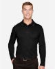 Picture of DG20LT - Men's Tall CrownLux Performance® Plaited Long Sleeve Polo