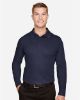Picture of DG20LT - Men's Tall CrownLux Performance® Plaited Long Sleeve Polo