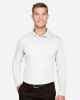 Picture of DG20LT - Men's Tall CrownLux Performance® Plaited Long Sleeve Polo