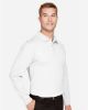 Picture of DG20LT - Men's Tall CrownLux Performance® Plaited Long Sleeve Polo