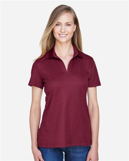 Picture of DG20W - Women's CrownLux Performance® Plaited Polo