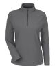 Picture of DG410W - Women's CrownLux Performance® Windsor Welded Quarter-Zip Pullover