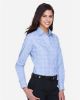 Picture of DG520W - Women's Crown Collection® Glen Plaid Woven Dress Shirt