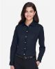 Picture of DG530W - Women's Crown Collection® Solid Stretch Twill Woven Dress Shirt