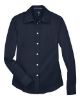 Picture of DG530W - Women's Crown Collection® Solid Stretch Twill Woven Dress Shirt