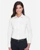 Picture of DG530W - Women's Crown Collection® Solid Stretch Twill Woven Dress Shirt