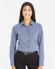 Picture of DG535W - Women's CrownLux Performance® Tonal Mini Check Woven Dress Shirt