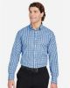 Picture of DG536 - Men's CrownLux Performance® Gingham Dress Shirt