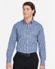 Picture of DG536 - Men's CrownLux Performance® Gingham Dress Shirt