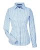 Picture of DG540W - Women's CrownLux Performance® Micro Windowpane Woven Dress Shirt