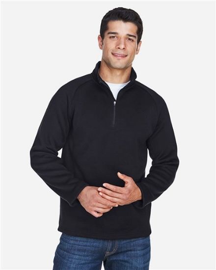 Picture of DG792 - Unisex Bristol Sweater Fleece Quarter-Zip Pullover