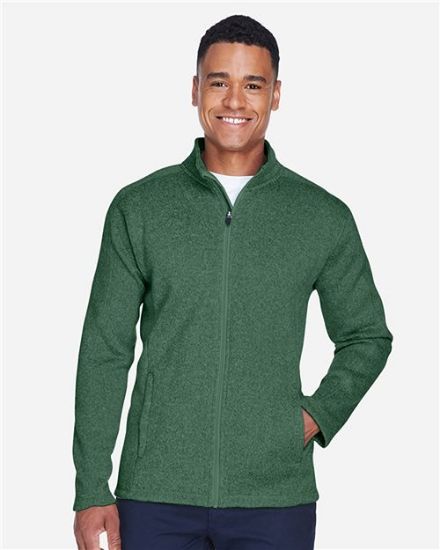 Picture of DG793 - Men's Bristol Full-Zip Sweater Fleece Jacket