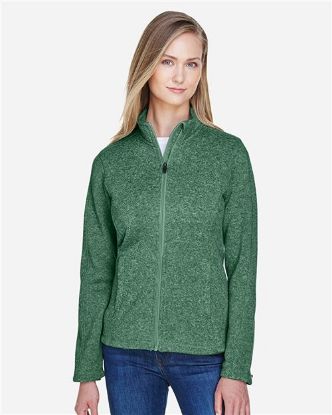 Picture of DG793W - Women's Bristol Full-Zip Sweater Fleece Jacket