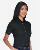 Picture of M500SW - Women's Easy Blend™ Short Sleeve Twill Dress Shirt with Stain-Release