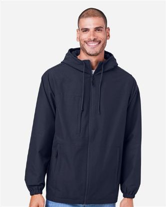 Picture of M73 - Unisex Flex Twill Hooded Jacket
