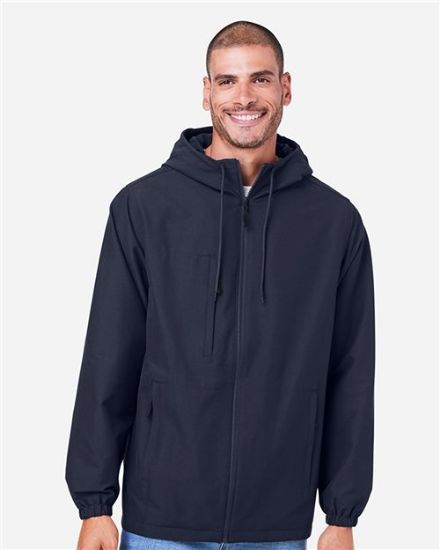 Picture of M73 - Unisex Flex Twill Hooded Jacket