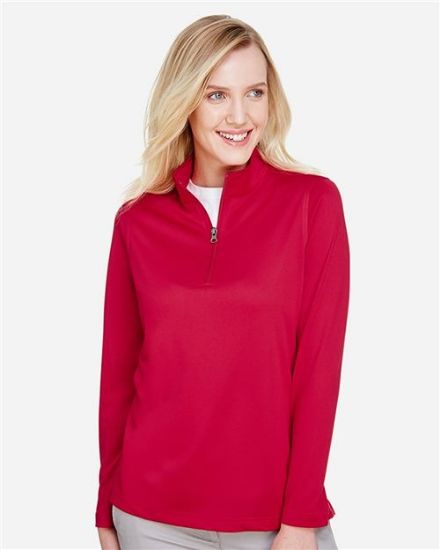 Picture of M748W - Women's Advantage Snag Protection Plus Quarter-Zip Pullover