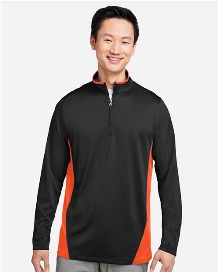 Picture of M786 - Men's Flash Snag Protection Plus IL Colorblock Quarter-Zip Pullover