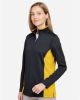 Picture of M786W - Women's Flash Snag Protection Plus IL Colorblock Quarter-Zip Pullover