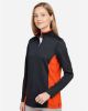 Picture of M786W - Women's Flash Snag Protection Plus IL Colorblock Quarter-Zip Pullover