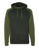 Picture of IND40RP - Unisex Raglan Hooded Sweatshirt