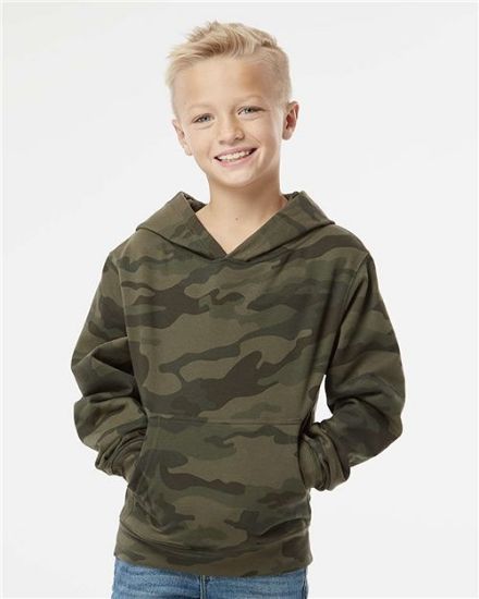 Picture of SS4001Y - Youth 8.5 oz. Midweight Hooded Sweatshirt
