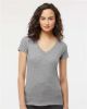 Picture of 3542 - Women's Deluxe Blend V-Neck T-Shirt