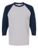 Picture of 5540 - Raglan Three-Quarter Sleeve Baseball T-Shirt