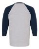 Picture of 5540 - Raglan Three-Quarter Sleeve Baseball T-Shirt