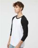 Picture of 5540 - Raglan Three-Quarter Sleeve Baseball T-Shirt